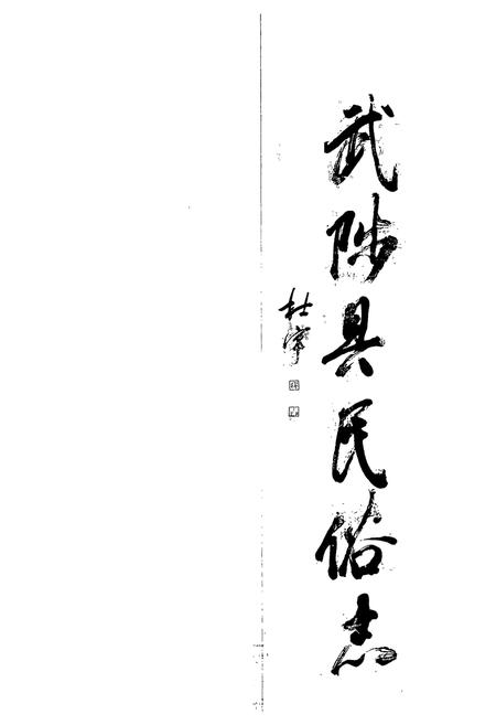 《武陟县民俗志》.pdf电子版_河南省志插图1