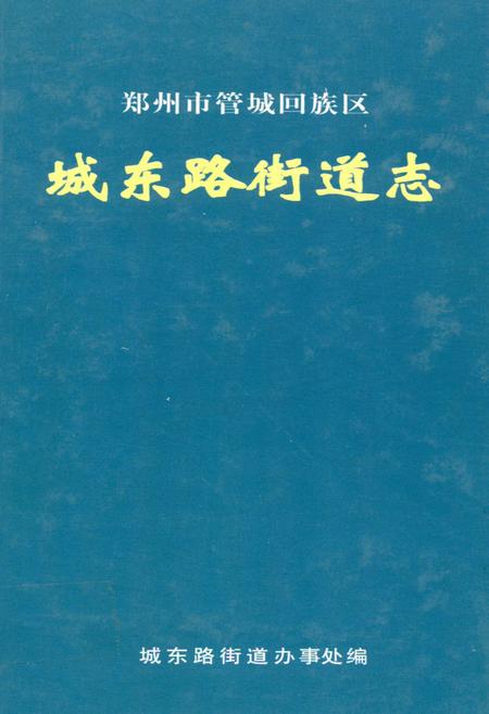 《城东路街道志》.pdf电子版_河南省志
