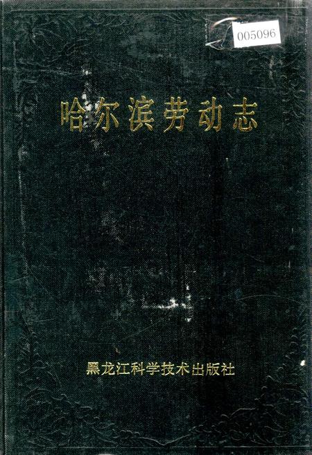 《哈尔滨劳动志》.pdf电子版_黑龙江省志