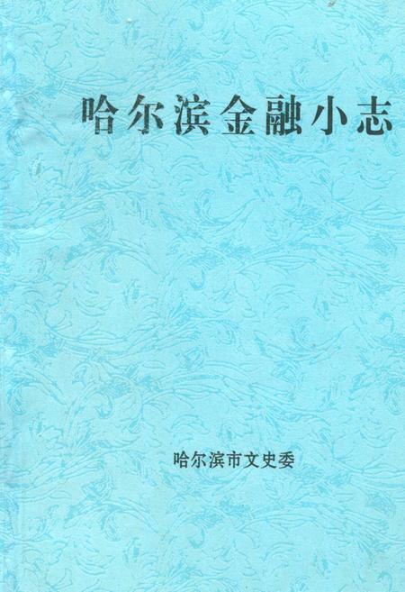 《《哈尔滨金融小志》》.pdf电子版_黑龙江省志