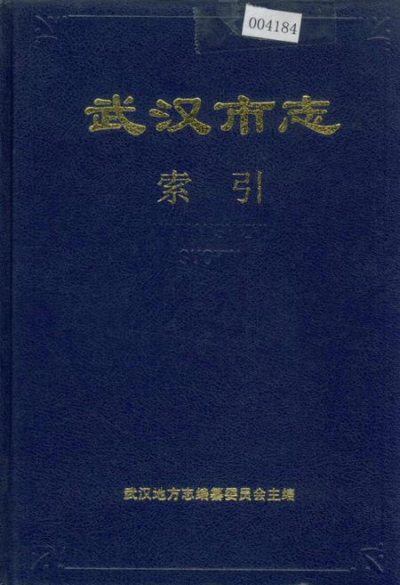 《武汉市志 索引（上）》.pdf电子版_湖北省志插图
