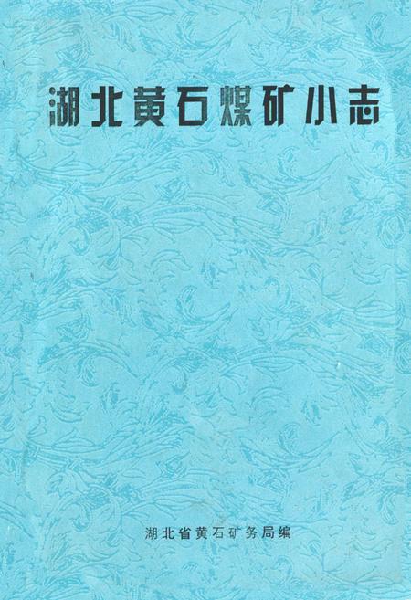 《湖北黄石煤矿小志》.pdf电子版_湖北省志