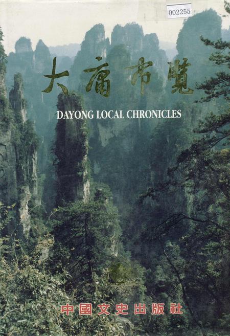 《大庸市览》.pdf电子版_湖南省志