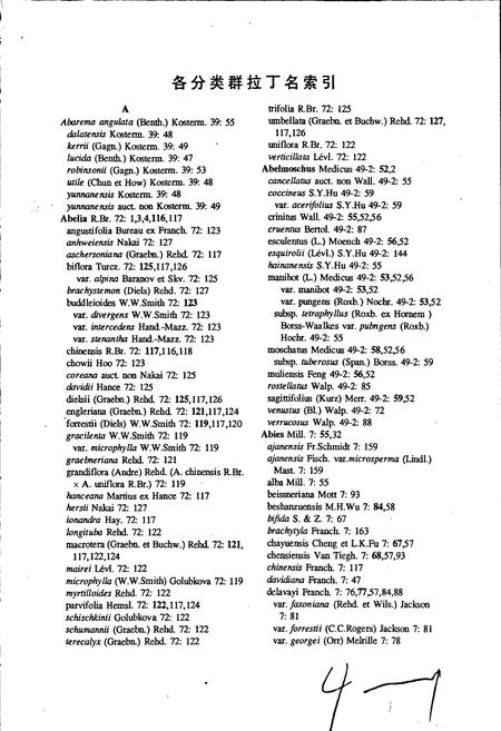 《中国植物志拉丁名索引》.pdf电子版_其他志插图5 《中国植物志拉丁名索引》.pdf电子版_其他志插图5