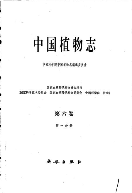 《中国植物志第六卷第一分册》.pdf电子版_其他志插图1 《中国植物志第六卷第一分册》.pdf电子版_其他志插图1