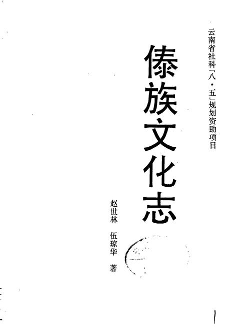 《傣族文化志》.pdf电子版_其他志插图1