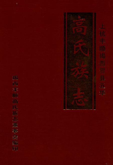 《高氏族志》.pdf电子版_其他志插图