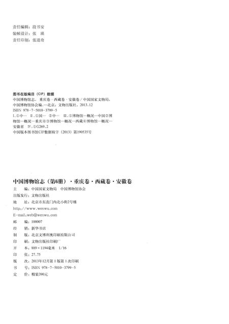 《中国博物馆志第6册重庆卷西藏卷安徽卷》.pdf电子版_其他志插图3