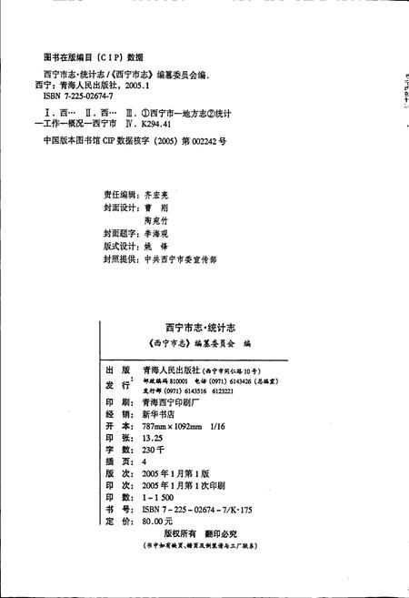 《西宁市志 第十六卷 统计志》.pdf电子版_青海省志插图2