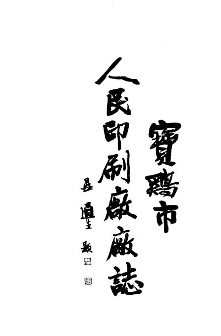 《宝鸡市人民印刷厂厂志》.pdf电子版_陕西省志插图1