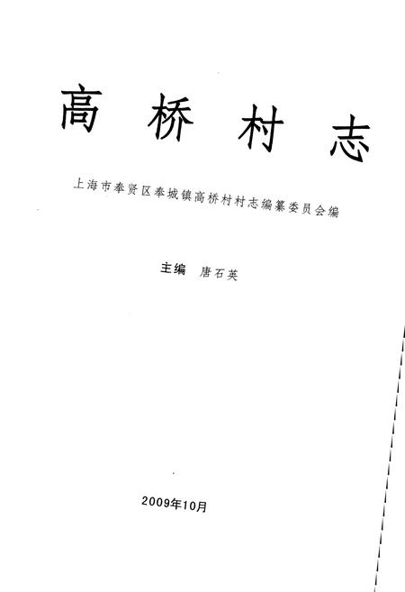 《高桥村志》.pdf电子版_上海市志插图1