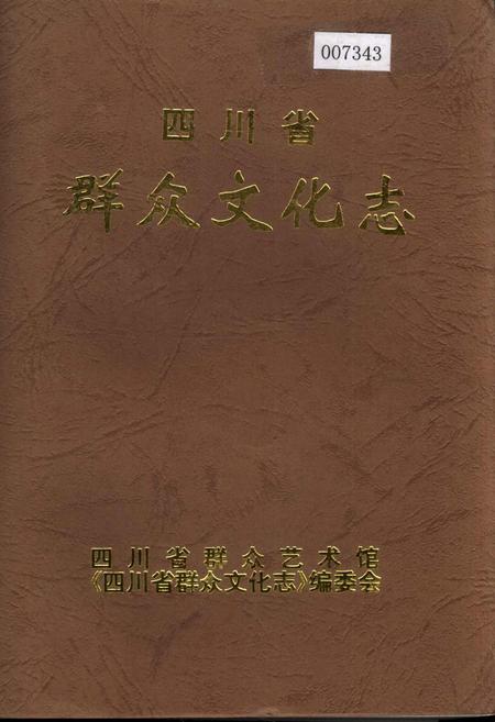 《四川省群众文化志》.pdf电子版_四川省志插图