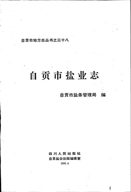 《自贡市盐业志》.pdf电子版_四川省志插图1