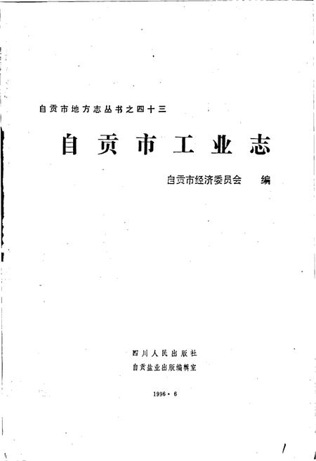 《自贡市工业志》.pdf电子版_四川省志插图1