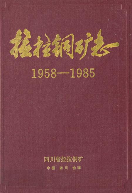 《拉拉铜矿志(1958-1985)》.pdf电子版_四川省志插图