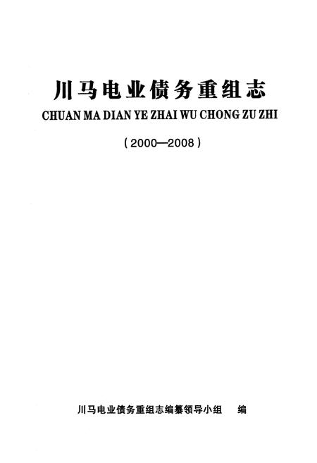 《川马电业债务重组志》.pdf电子版_四川省志插图1