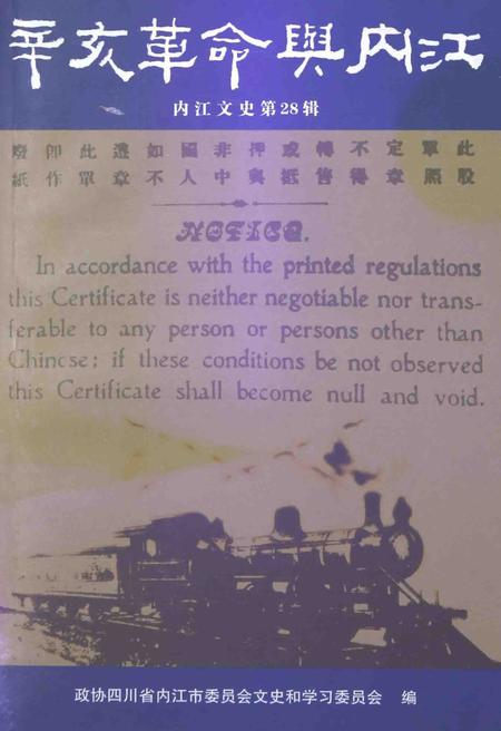 《内江文史：“辛亥革命与内江”专辑  第28辑》.pdf电子版_四川省志