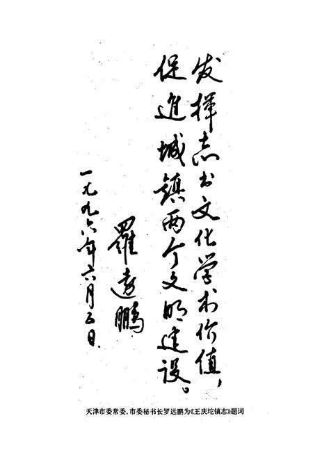 《武清县 王庆坨镇志》.pdf电子版_天津市志插图2 《武清县 王庆坨镇志》.pdf电子版_天津市志插图2