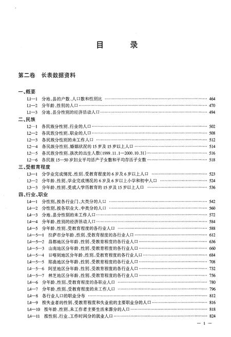 《西藏自治区 2000年人口普查资料 第二册》.pdf电子版_西藏自治区志插图2