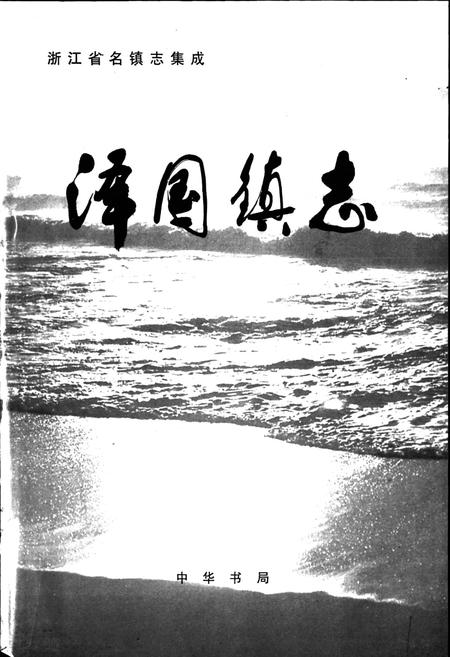 《泽国镇志》.pdf电子版_浙江省志插图1