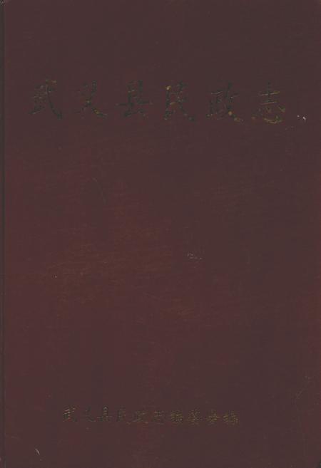《武义县民政志》.pdf电子版_浙江省志