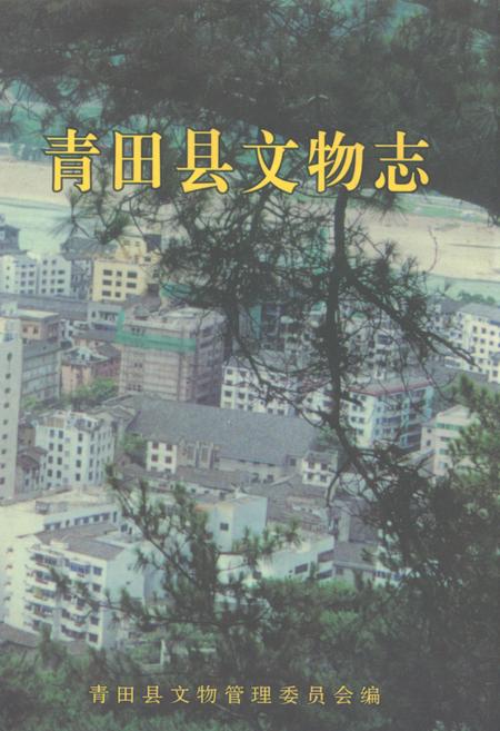 《青田县文物志》.pdf电子版_浙江省志插图