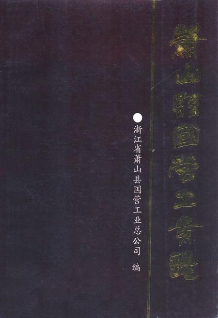 《萧山县国营工业志(1895年-1984年)》.pdf电子版_浙江省志插图