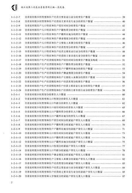 《浙江省第二次农业普查资料汇编(农民卷)》.pdf电子版_浙江省志插图3