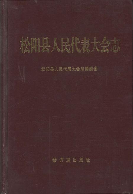 《松阳县人民代表大会志》.pdf电子版_浙江省志插图