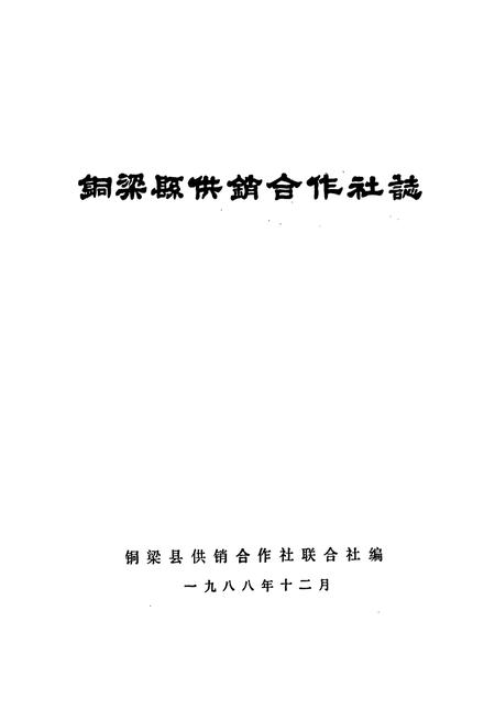 《铜梁县供销合作社志》.pdf电子版_重庆市志插图1