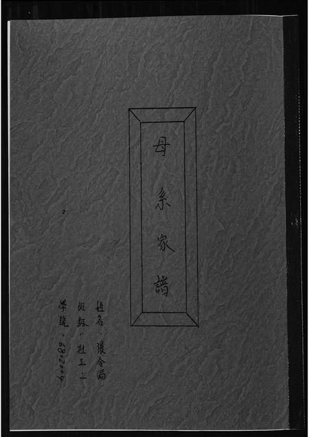 福建王氏族谱-王氏母系家谱.pdf电子版插图