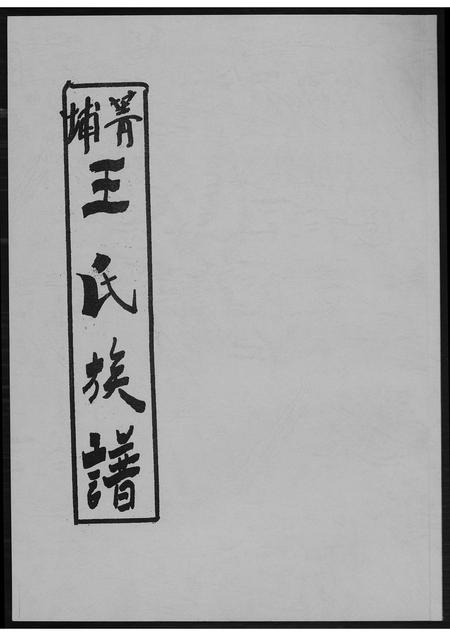 福建王氏族谱-菁埔王氏族谱.pdf电子版插图