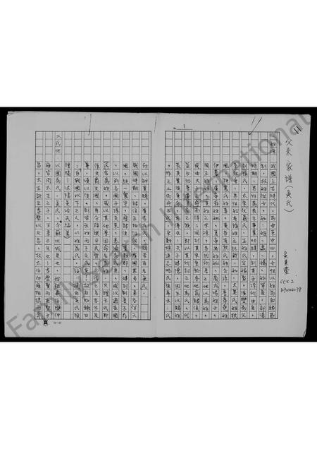 福建吴氏族谱-吴氏父系家谱.pdf电子版