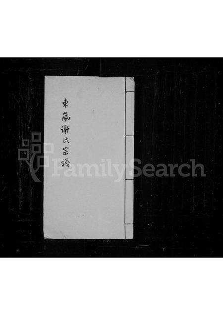 福建谢氏族谱-东岚谢氏宗谱.pdf电子版插图 福建谢氏族谱-东岚谢氏宗谱.pdf电子版插图