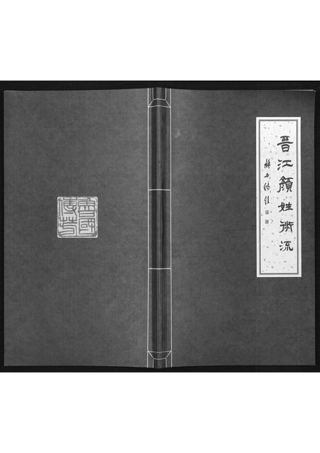 福建颜氏族谱-晋江颜姓衍流.pdf电子版