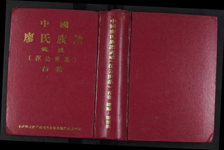 福建廖氏族谱-中国廖氏族谱武威(花公世系)[5卷,含卷首].pdf电子版
