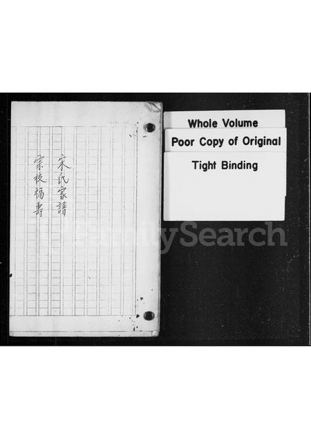 广东宋氏族谱-鹤山平冈村沙头冈坊宋氏家谱.pdf电子版