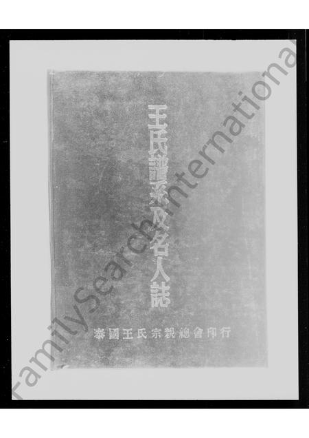 河南、广东、福建王氏族谱-王氏谱系及名人志.pdf电子版