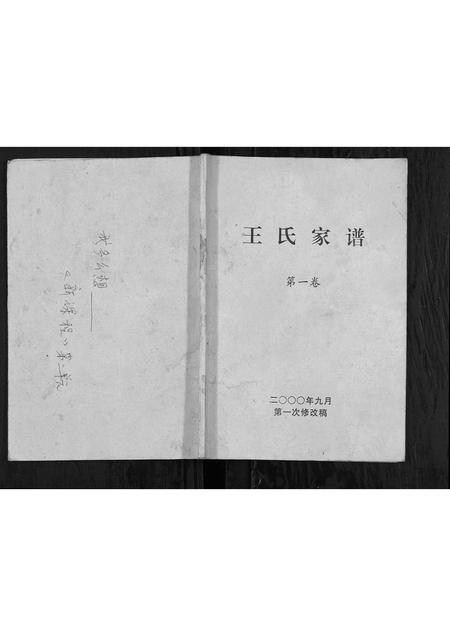 河南王氏族谱-王氏家谱[不分卷].pdf电子版