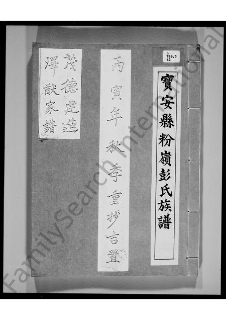 广东彭氏族谱-粉岭彭氏族谱.pdf电子版插图