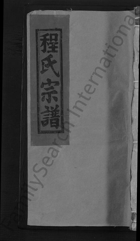江西、安徽程氏族谱-程氏宗谱 [不分卷].pdf电子版插图