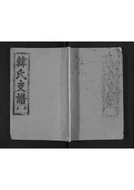 安徽韩氏族谱-韩氏支谱[8卷,首末各1卷].pdf电子版