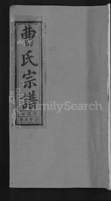 安徽曹氏族谱-曹氏宗谱 [27卷,首5卷].pdf电子版插图