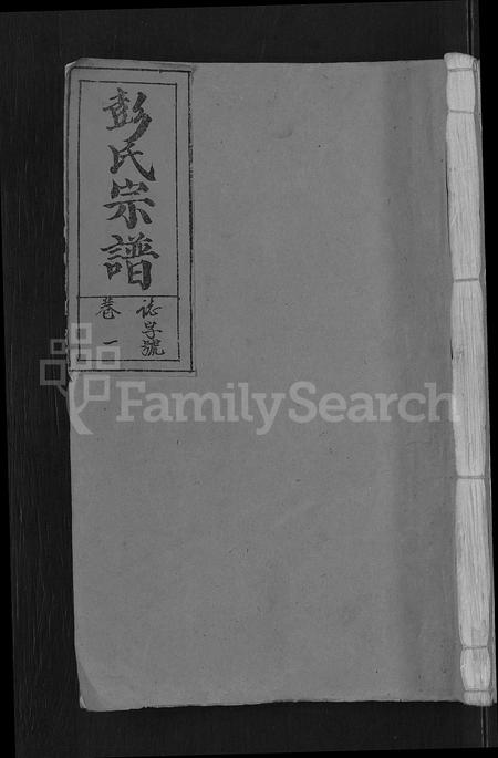安徽彭氏族谱-彭氏宗谱 [11卷,末1卷].pdf电子版插图