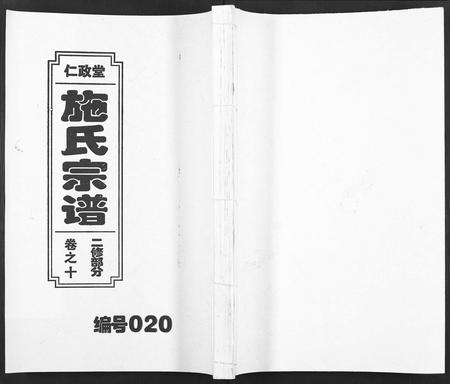 安徽施氏族谱-施氏宗谱 [10卷].pdf电子版插图