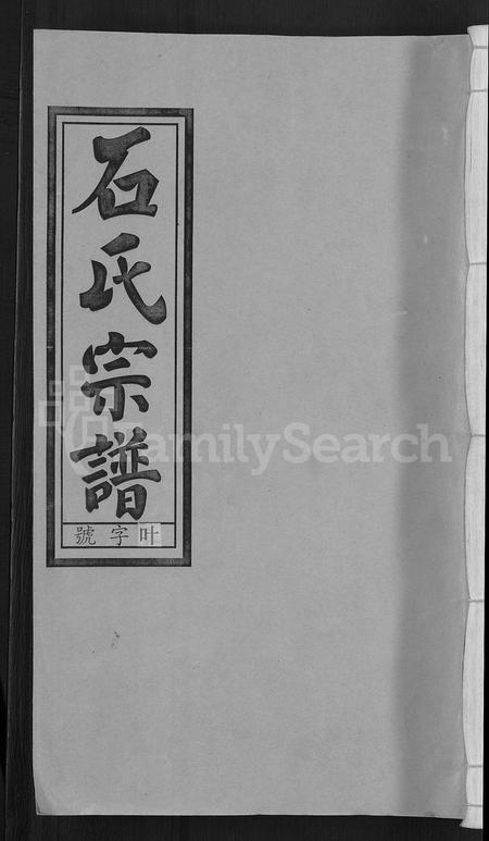 安徽石氏族谱-石氏宗谱 [27卷,首末各1卷].pdf电子版插图