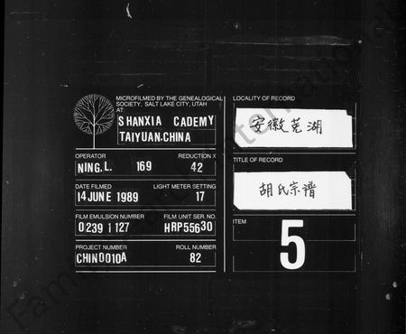 安徽胡氏族谱-芜湖胡氏宗谱 _ [30卷].pdf电子版插图