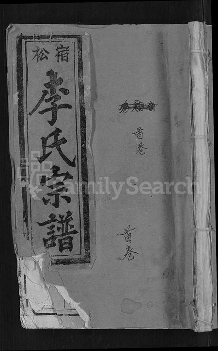 安徽李氏族谱-宿松李氏宗谱 [各支分卷,首2卷].pdf电子版插图