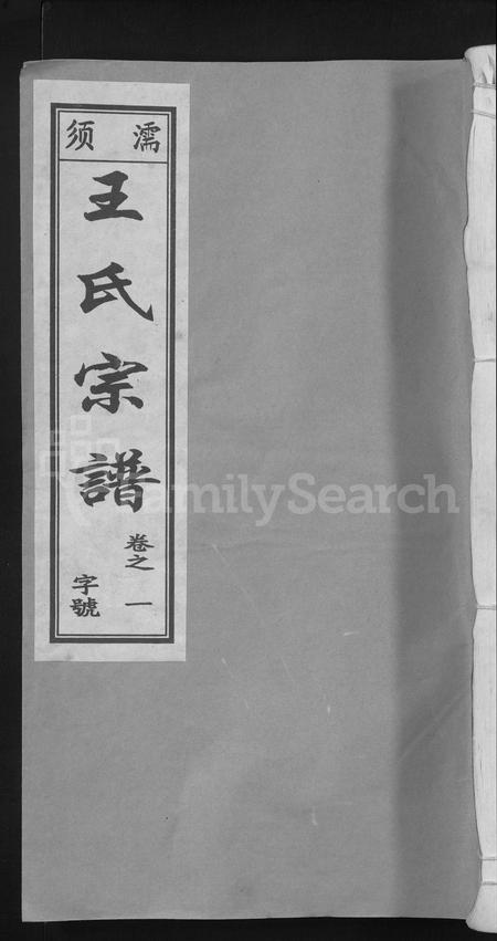 安徽王氏族谱-儒须王氏宗谱 [18卷].pdf电子版插图