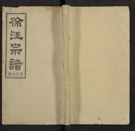 安徽徐氏汪氏族谱-徐汪宗谱 [残卷].pdf电子版插图